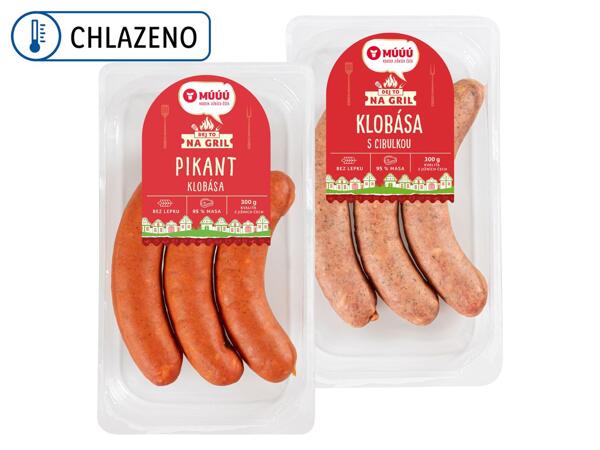 KLOBÁSA NA GRIL