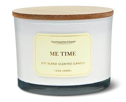Huntington Home Wood Lid Candle