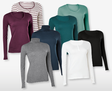 BLUE MOTION COLLECTION Damen-Langarmshirts