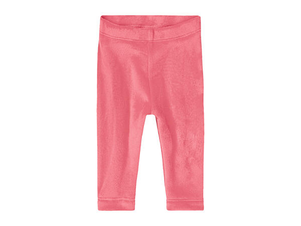 Lupilu Plush Baby Leggings - 2 pack