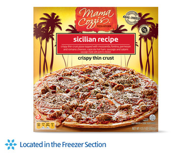 Mama Cozzi's Pizza Kitchen Sicilian or BBQ Chicken Thin Crust Pizza