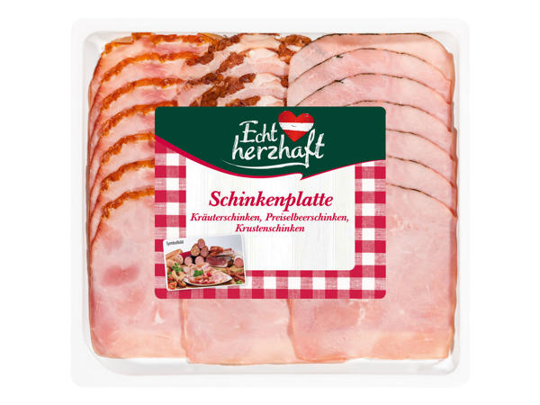ECHT HERZHAFT Schinkenplatte