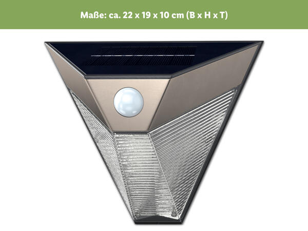 LED-Solar-Wandleuchte