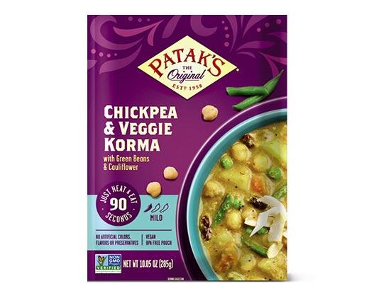 Patak's 
 Heat & Eat Vegetarian Meal Assorted Varieties
