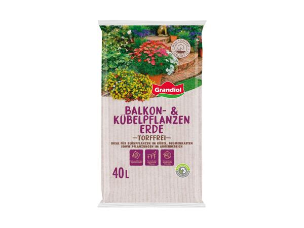 Terreau pour plantes de balcon et en pot sans tourbe