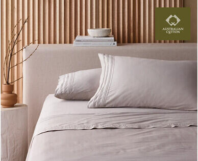 375 Thread Count Australian Cotton Fitted Sheet Set – King Size