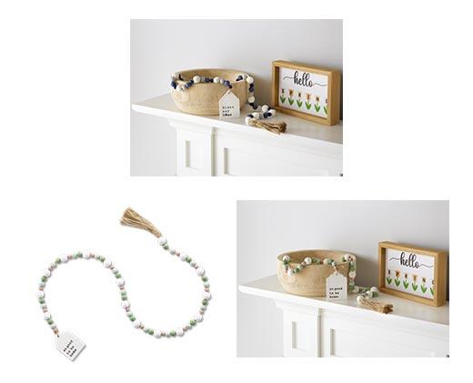 Huntington Home 
 Beaded Garland