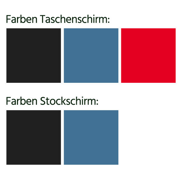 Sturmfester Regenschirm mit Automatikfunktion