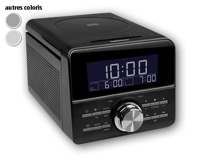 Radio-réveil avec lecteur CD MEDION(R)