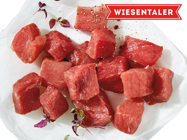 WIESENTALER Frisches österreichisches Rindsgulaschfleisch