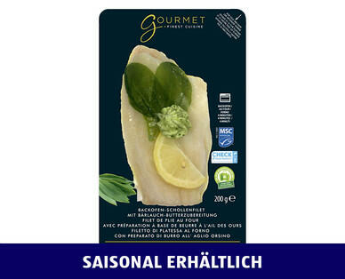 GOURMET 
 MSC SCHOLLE FILET MIT HAUT