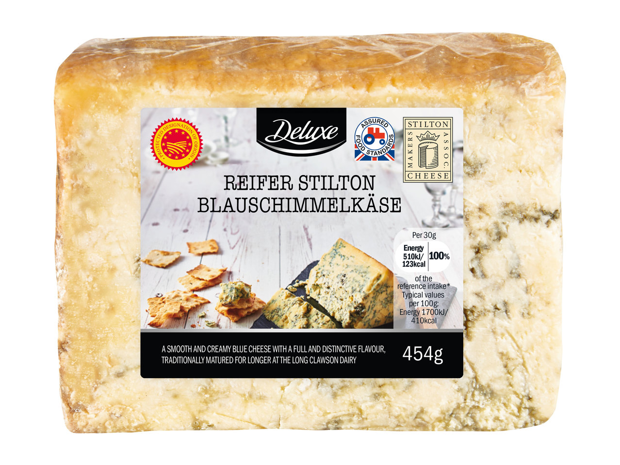 DELUXE Reifer Stilton Blauschimmelkäse