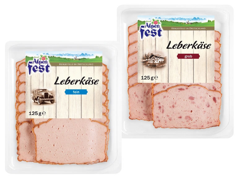 ALPENFEST Leberkäseaufschnitt