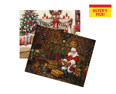 Huntington Home Holiday LED Canvas Art