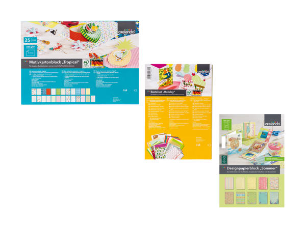 Mix créatif/ Papier pour scrapbooks
