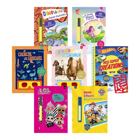 MATTEL(R)/NICKELODEON(R) Livre d'autocollants, d'énigmes ou de jeux