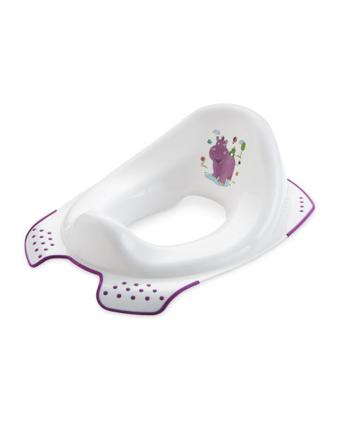 Childrens Hippo White Toilet Seat