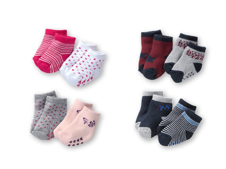 Lupilu Baby Girls' or Boys' Non-Slip Socks