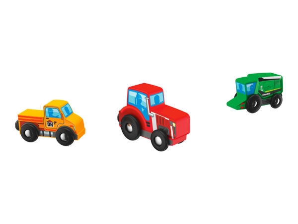 Playtive Wooden Vehicle Set - 3 Piece Set