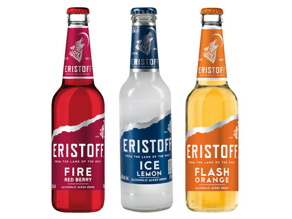 Eristoff Ice, Fire oder Flash