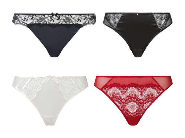 Strings en dentelle, lot de 2