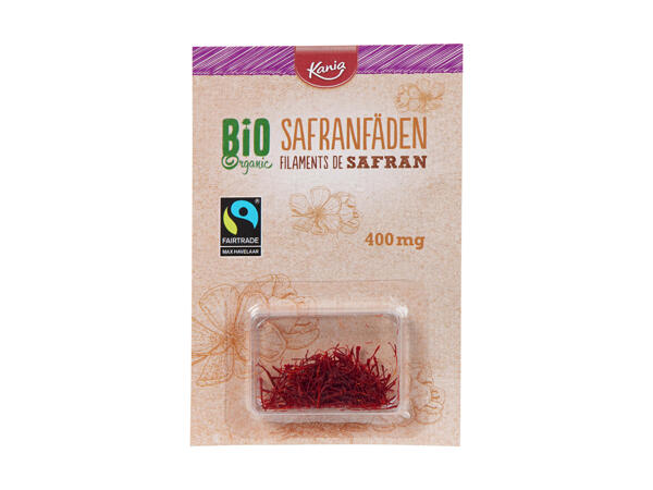 Gemahlener Bio Safran
