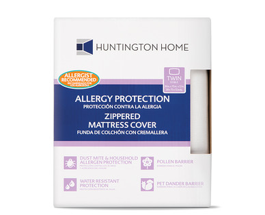 Huntington Home Twin or Queen Allergy Protection Mattress Cover