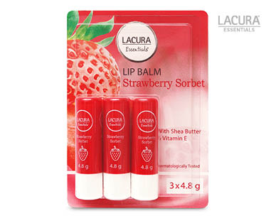 Lacura Lip Balm 3 x 4.8g
