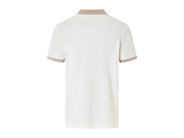 Livergy Men's White Polo Shirt