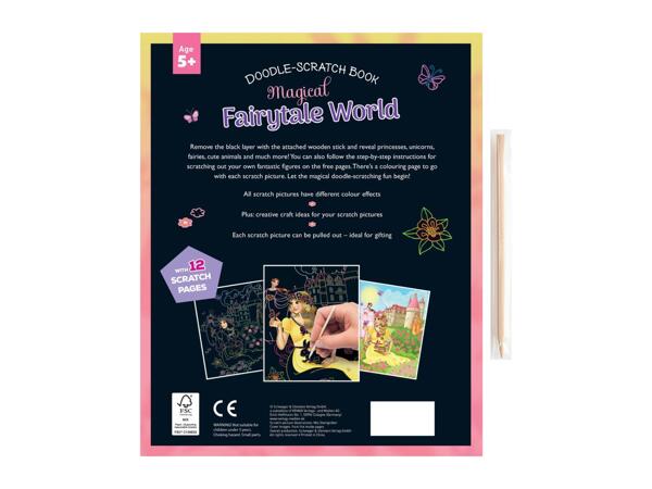 Magical Fairytale World Christmas Scratch Magic Book