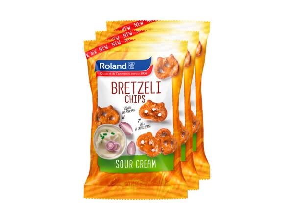 Chips bretzels Roland, pack de 3 (action valable uniquement en Suisse alémanique)