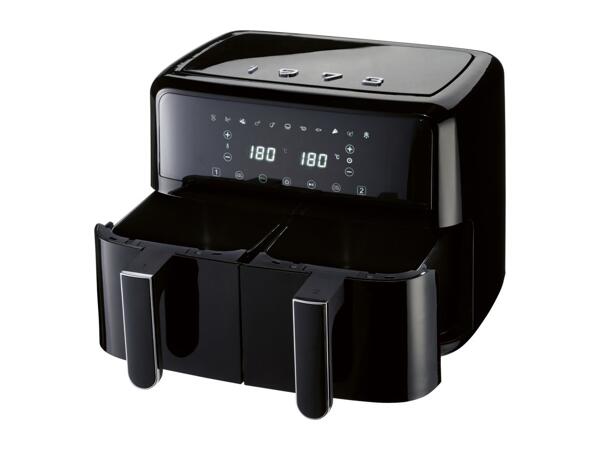 Silvercrest Black Dual Basket Air Fryer