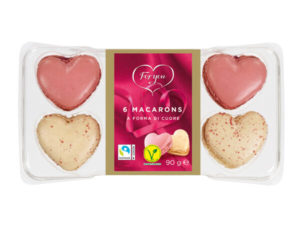 Heart-Shaped Macaroons