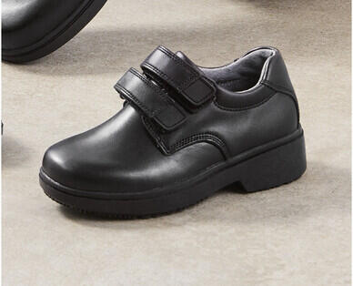 Premium Leather Double Strap School Shoes