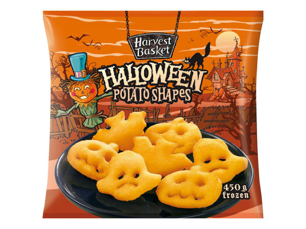 Halloween Potato Shapes