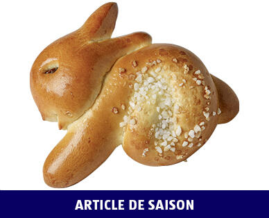 PANETTERIA 
 LAPINS EN PÂTE À TRESSE