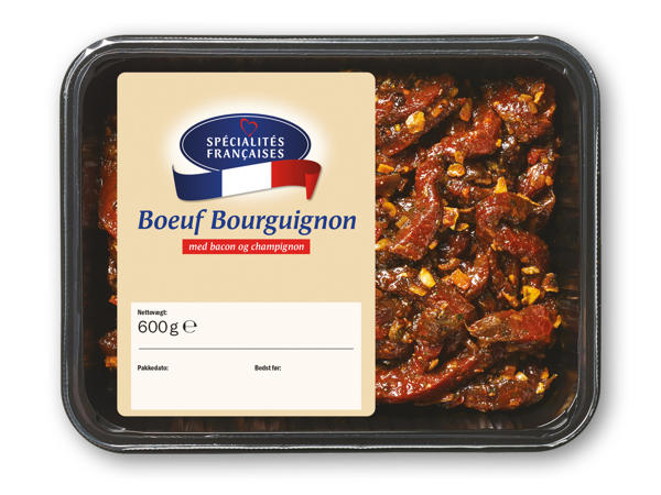 SPÉCIALITÉS FRANÇAISES Boeuf Bourguignon