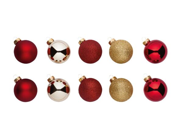 Livarno Home Premium Glass Baubles