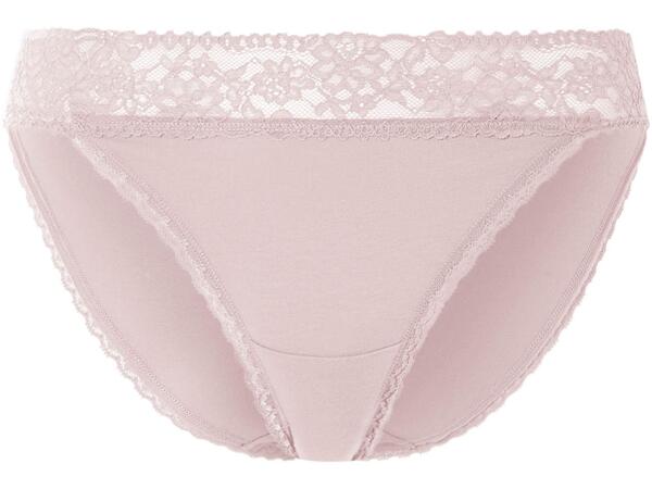 Ladies' lace trim briefs, 5 pieces