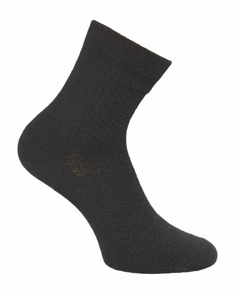 Crane Black Cycling Socks