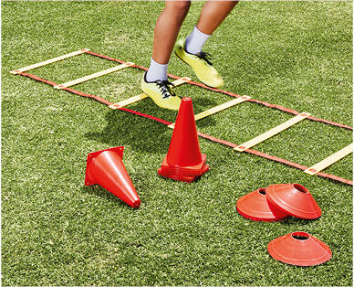 Assorted Soccer Training Equipment