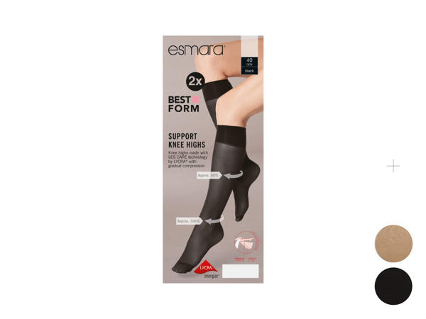 Esmara Stödknästrumpor, 2-pack