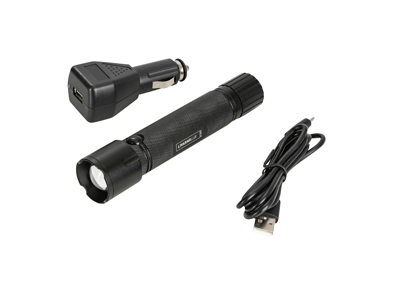 Kapesní LED svítilna s powerbankou