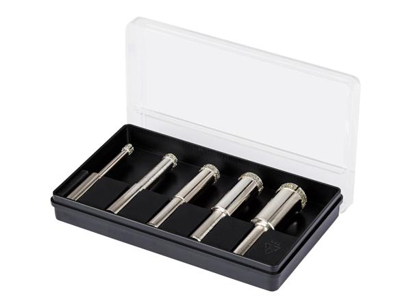 Diamond-Coated Drill Bits with Guide