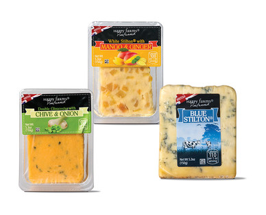 Happy Farms Preferred Double Gloucester or Stilton Cheese