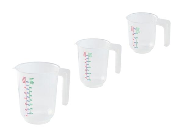 Set de gobelets doseurs, 3 pièces