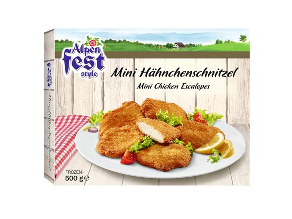Mini Chicken Schnitzels
