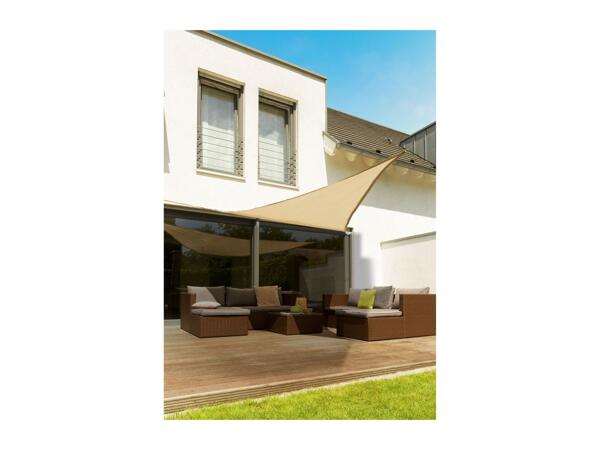 Livarno Home Triangular Sun Shade Sail - Beige