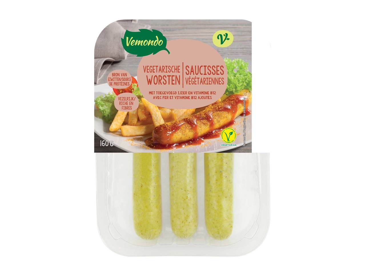 Vegetarische curryworst