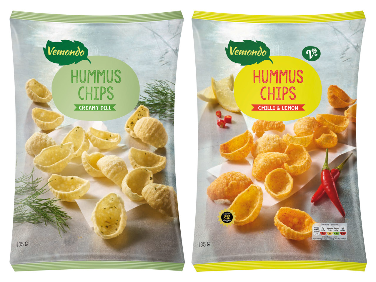 VEMONDO Vegane Hummuschips